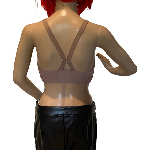 SPANX Bra-llelujah! Mama Nursing Racerback Wrap Bra Cafe Au Lait Size Large NWT - Picture 8 of 11